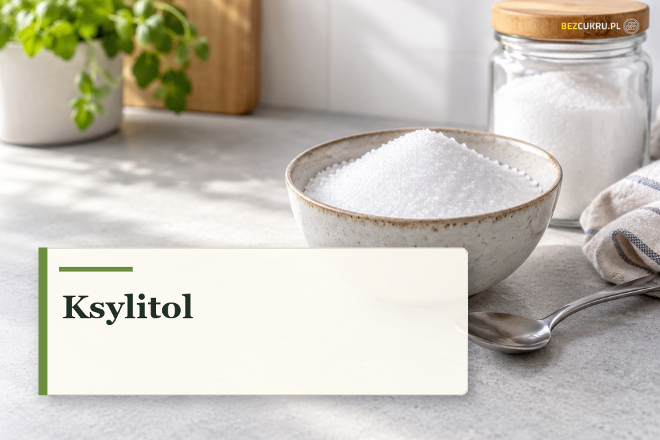 Ksylitol - ilustracja do poradnika, wygenerowana z pomocą AI